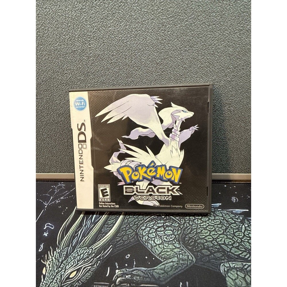 Nintendo DS Pokemon Black Version Original Case BOX ONLY NO GAME